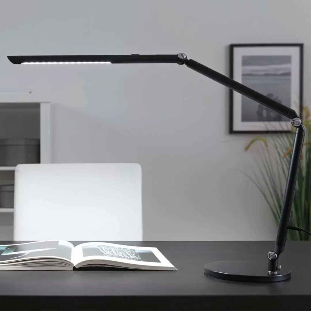 Paulmann FlexBar LED-Schreibtischlampe schwarz günstig online kaufen