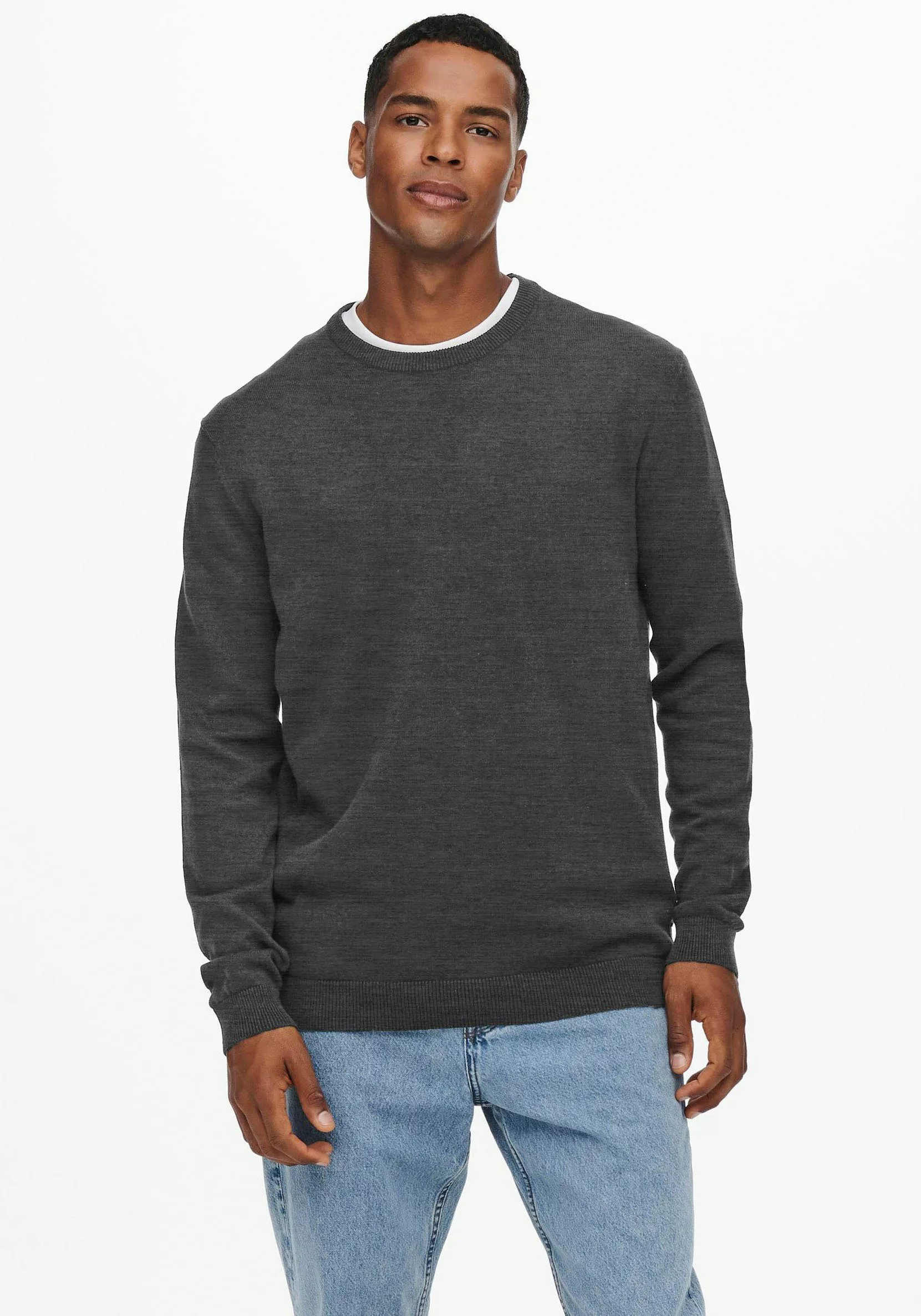 ONLY & SONS Rundhalspullover ONSALEX 12 günstig online kaufen