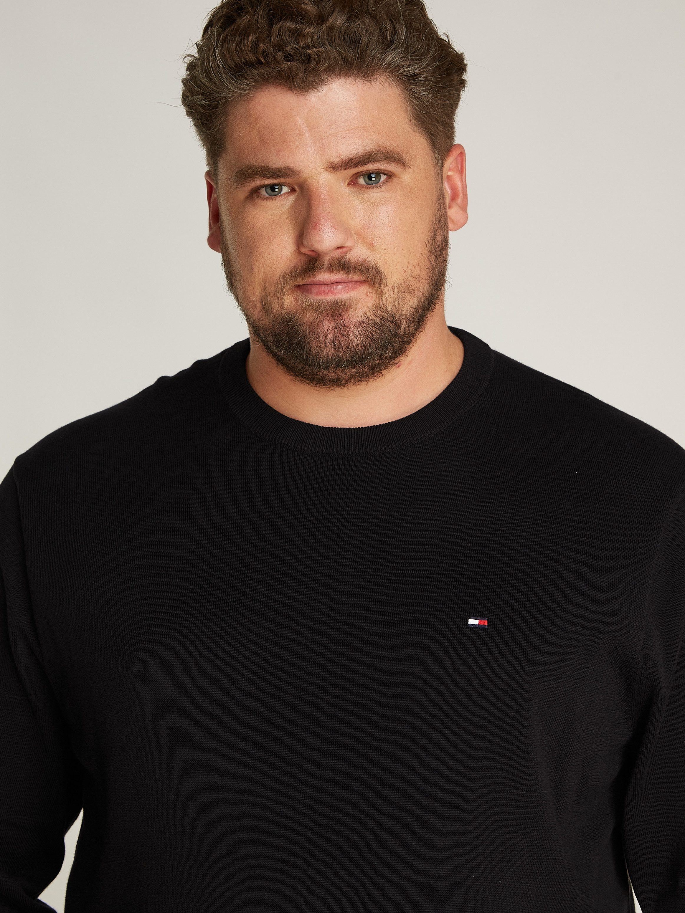 Tommy Hilfiger Big & Tall Rundhalspullover günstig online kaufen