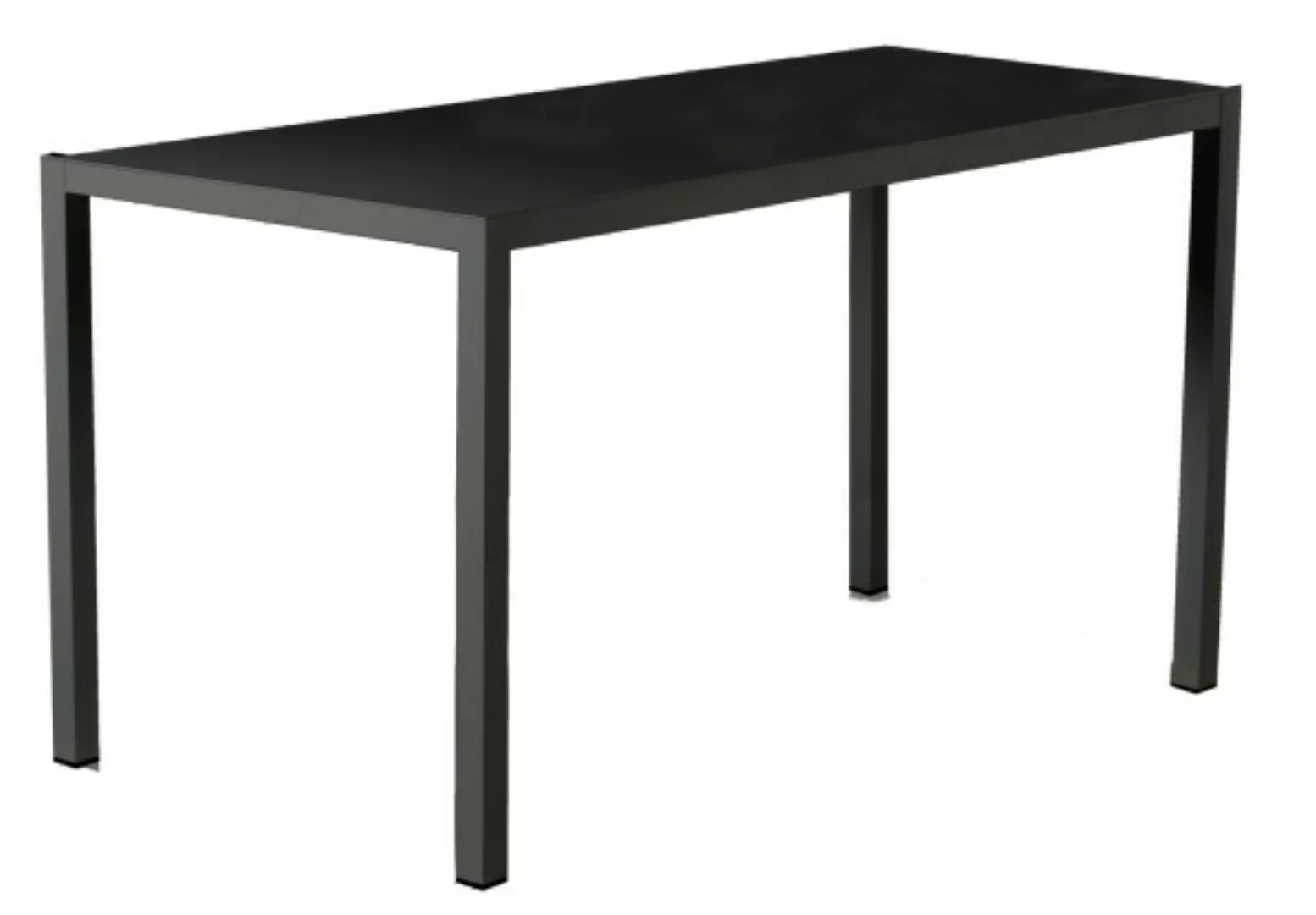 Aria Outdoor-Tisch 140 x 80 x 75 schwarz günstig online kaufen