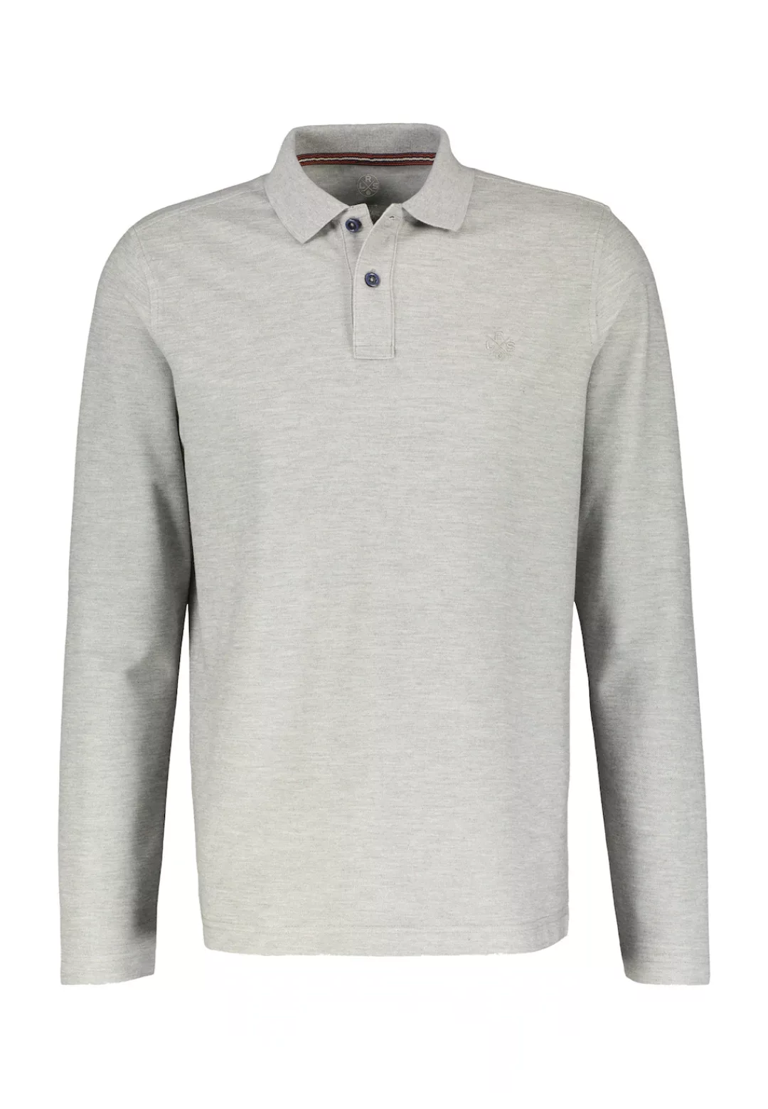 LERROS Sweatshirt "LERROS Longsleeve Polo, Piqué" günstig online kaufen