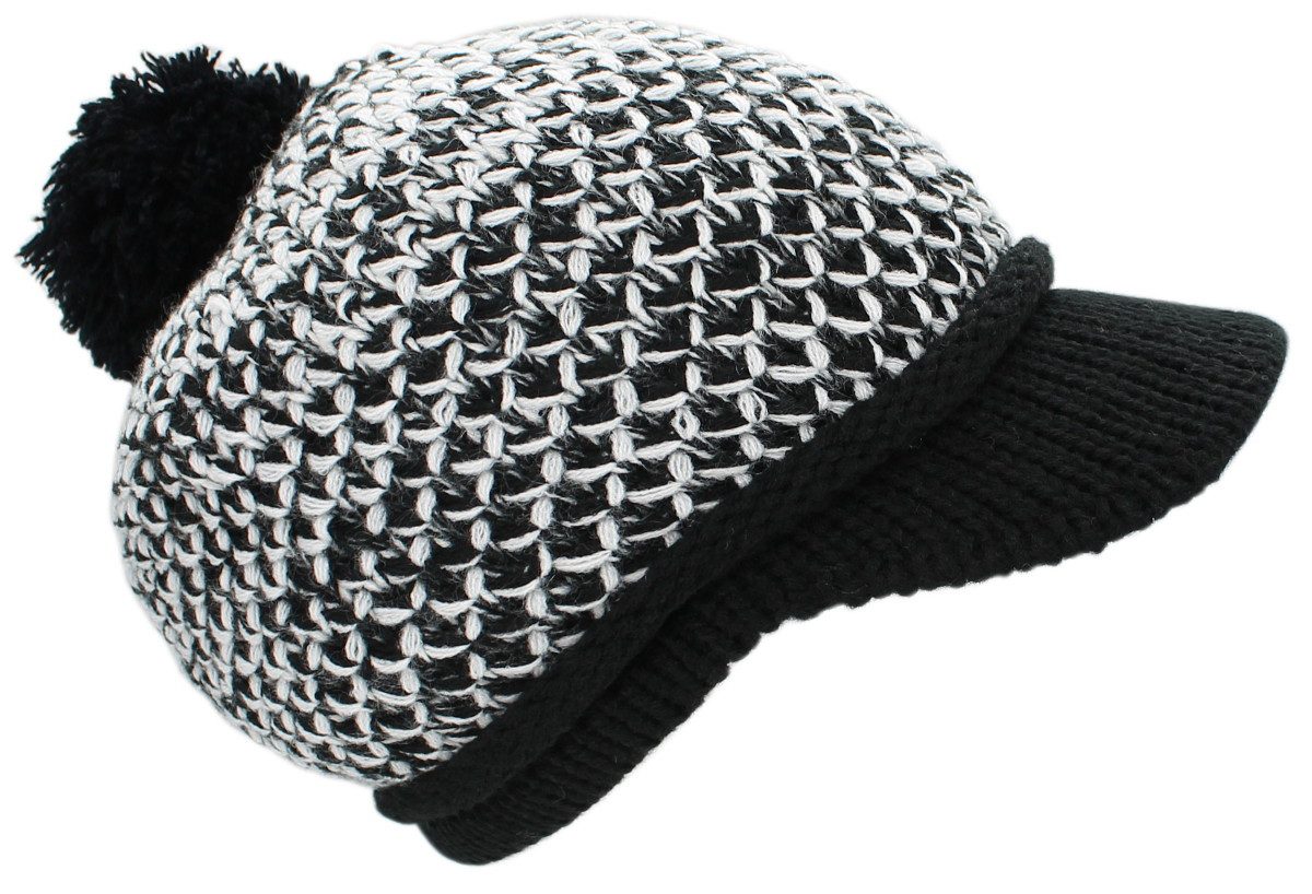 dy_mode Schirmmütze Damen Strickmütze Bunt Gestrickte günstig online kaufen