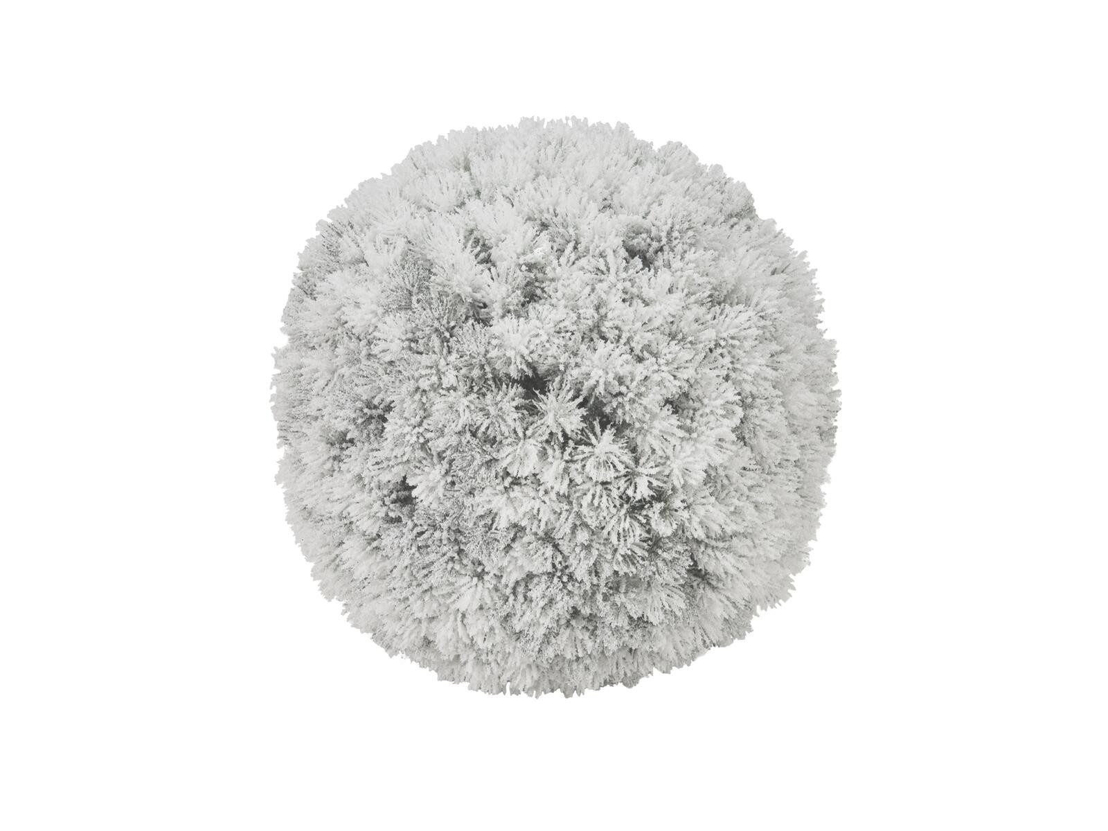 Kunstpflanze EUROPALMS Pinienkugel, beflockt, 30cm, EUROPALMS, günstig online kaufen