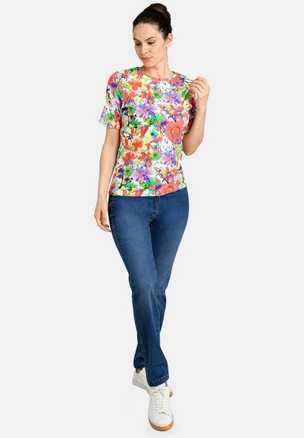 BICALLA T-Shirt Shirt Fancy Flowers - 12/green-pink (1-tlg) günstig online kaufen