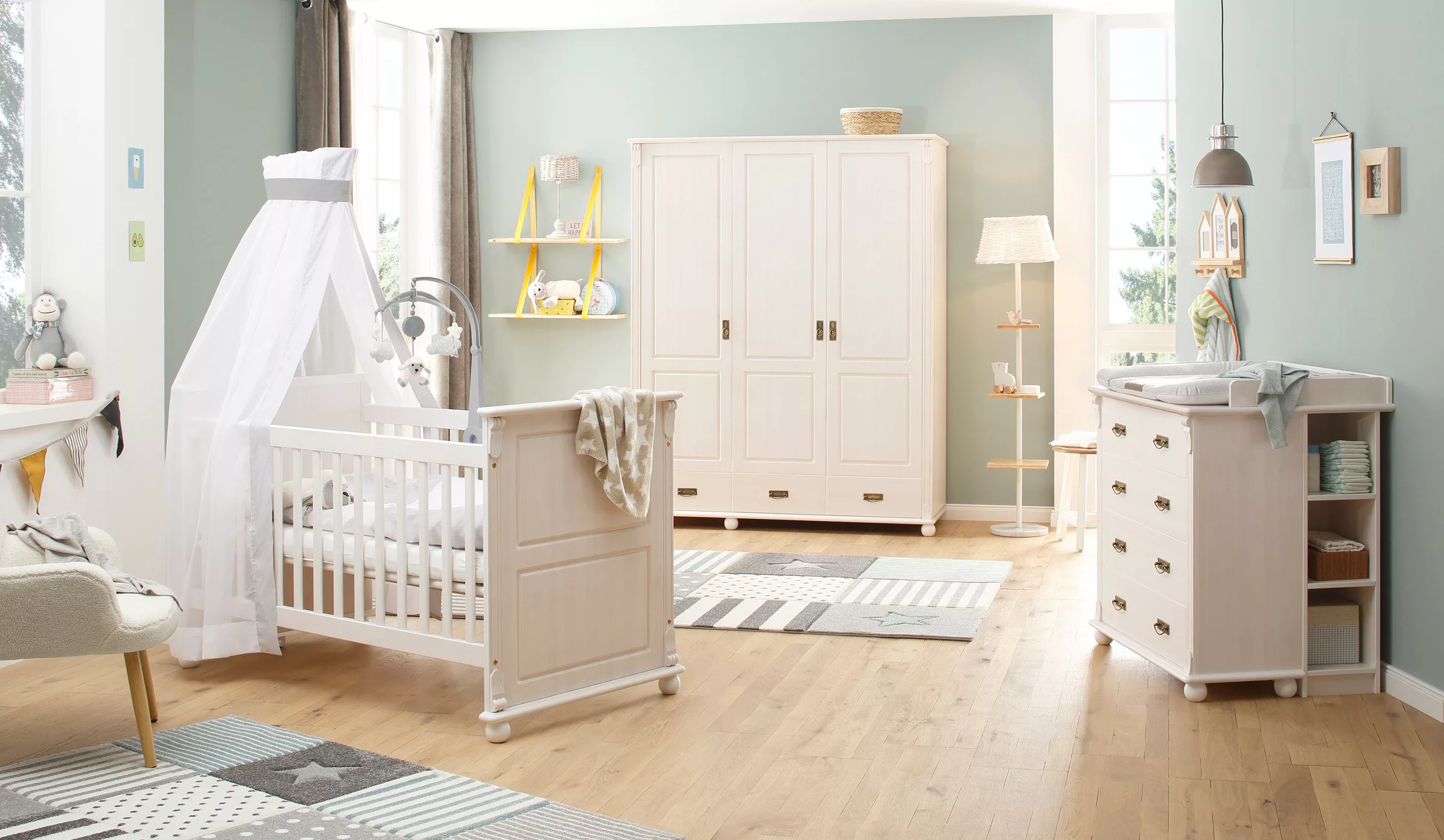 Lüttenhütt Babyzimmer-Komplettset »"Aimo", Landhausstil, stabile Qualität, günstig online kaufen