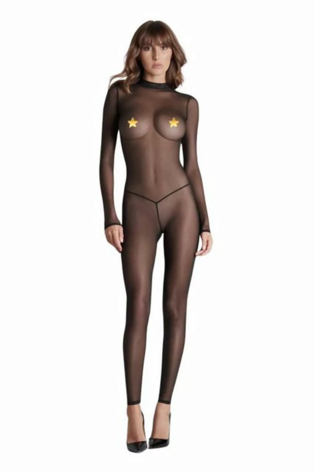 Maison Close Langarmbody Catsuit mit offenem Rücken Corps a Corps sexy XL günstig online kaufen