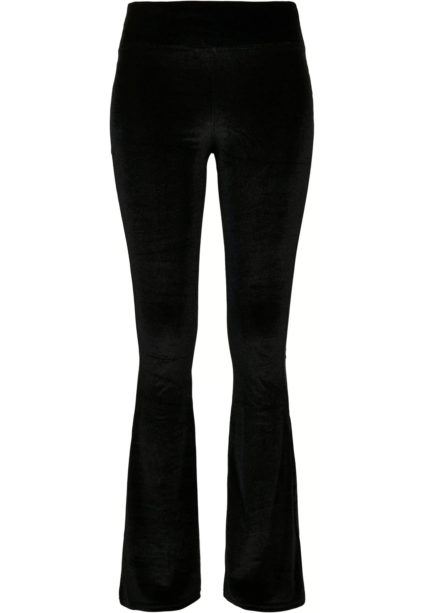 URBAN CLASSICS Leggings "Urban Classics Damen Ladies High Waist Velvet Boot günstig online kaufen