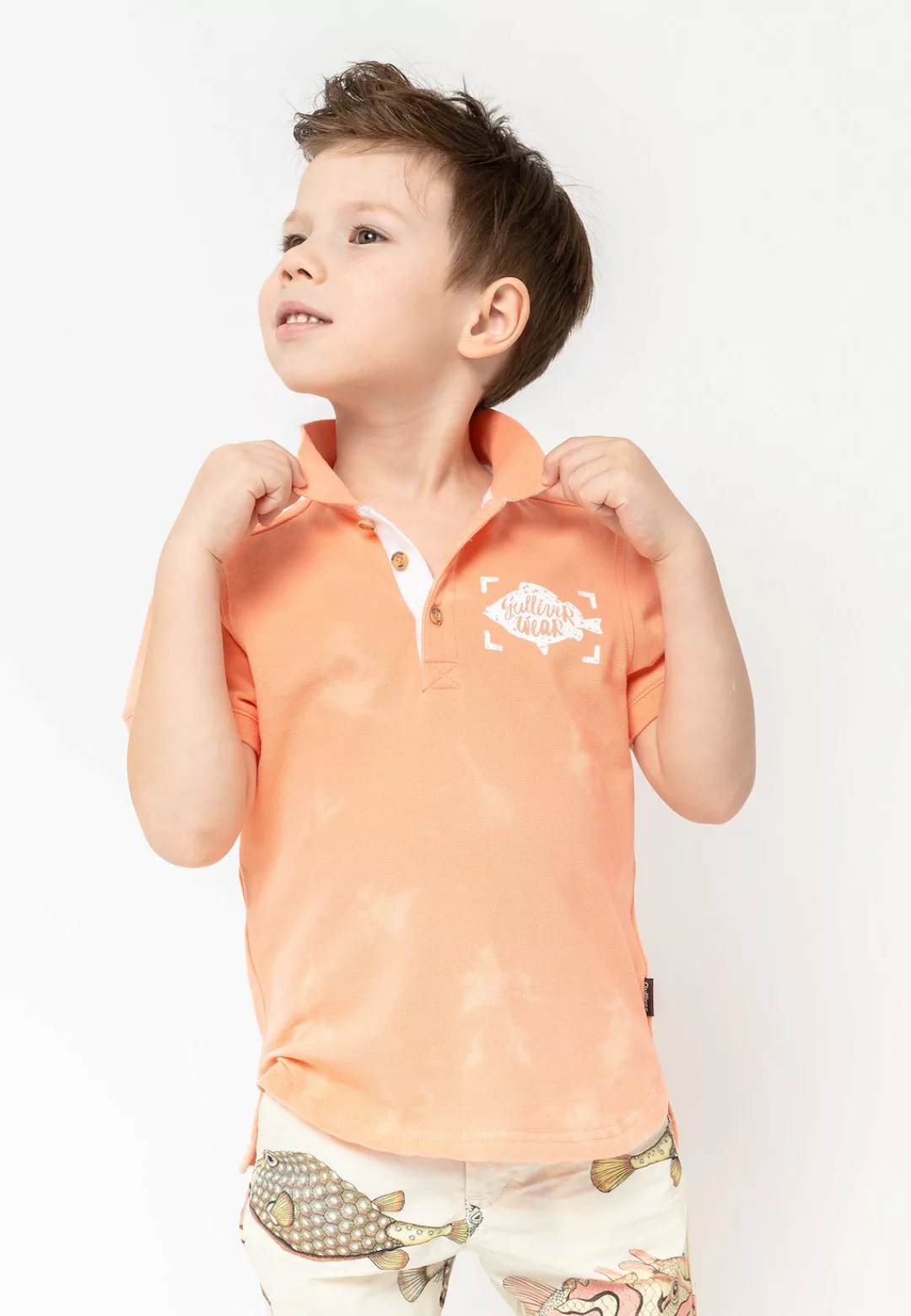 Gulliver Poloshirt, mit coolem Markenprint günstig online kaufen