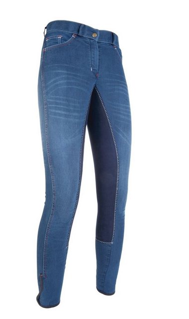 HKM Reiterhose HKM Reithose -Summer Denim- mit Dreiviertel Alos Besatz günstig online kaufen