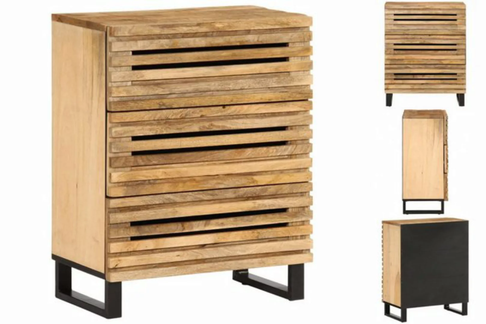 vidaXL Mehrzweckschrank Mehrzweckschrank Schrank Sideboard 60x34x75 cm Raue günstig online kaufen