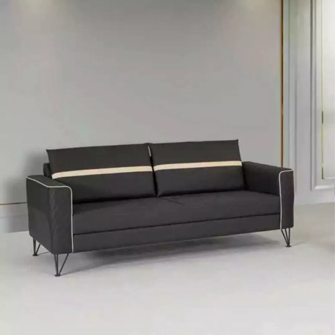 JVmoebel Sofa Arbeitszimmer Sofa Couch 3 Sitzer Polster Stoff Textil Möbel günstig online kaufen