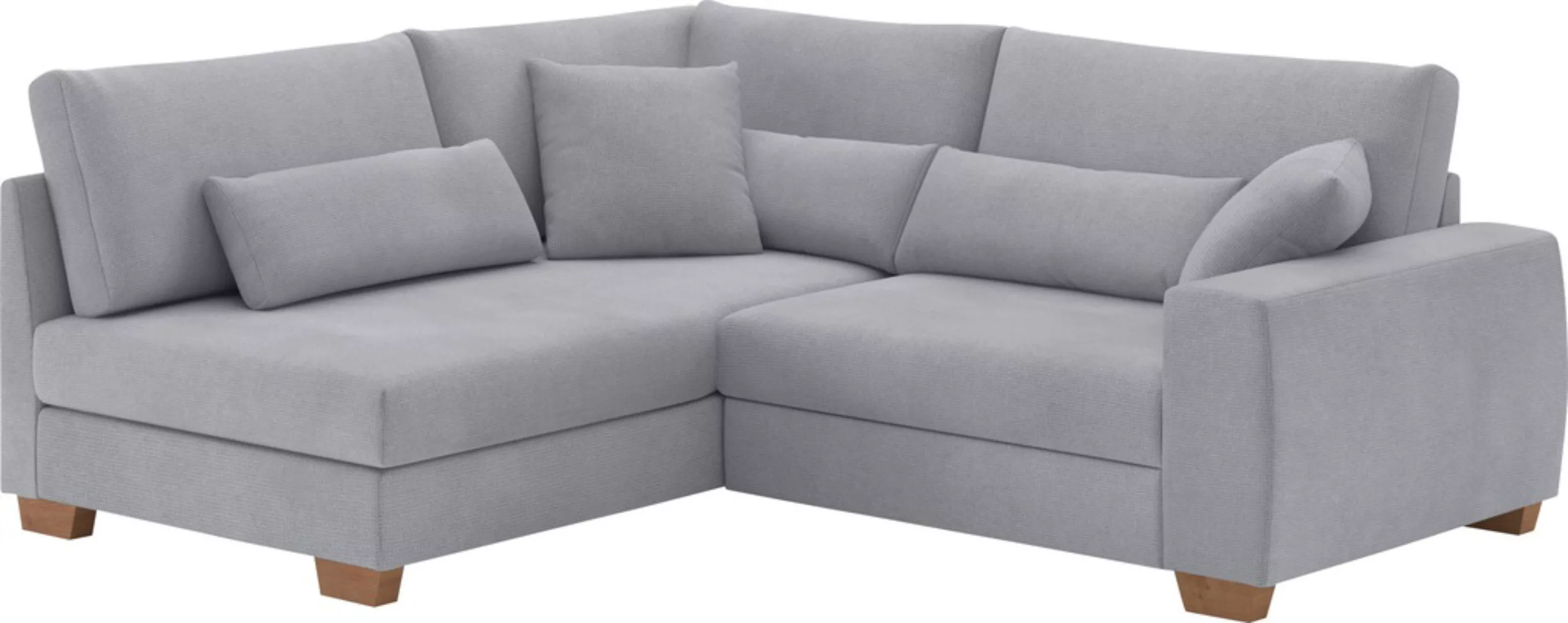 Mr. Couch Ecksofa "Helena L-Form", Mit Federkern, wahlweise mit Bettfunktio günstig online kaufen