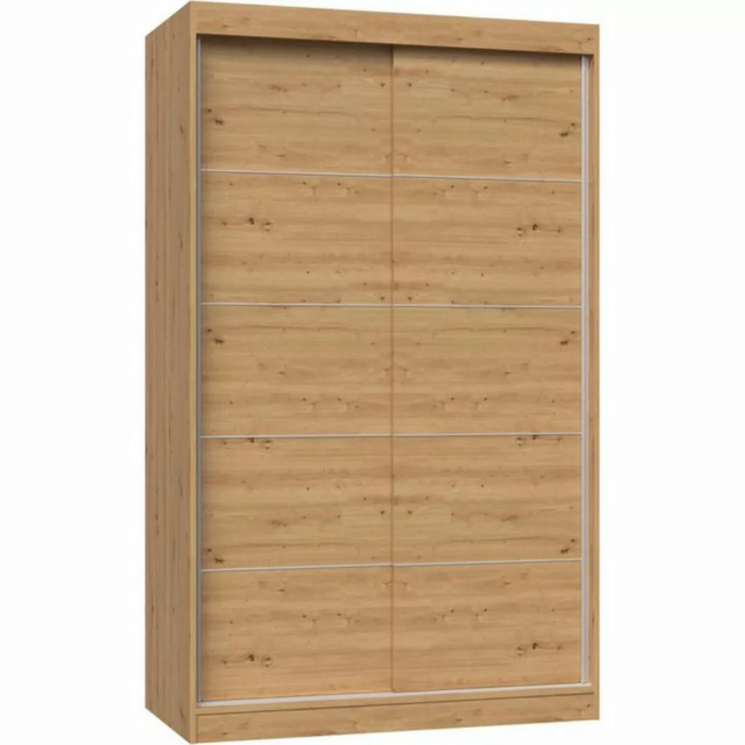 Beautysofa Schiebetürenschrank Aura (modernes Schrank, geräumige Garderobe) günstig online kaufen