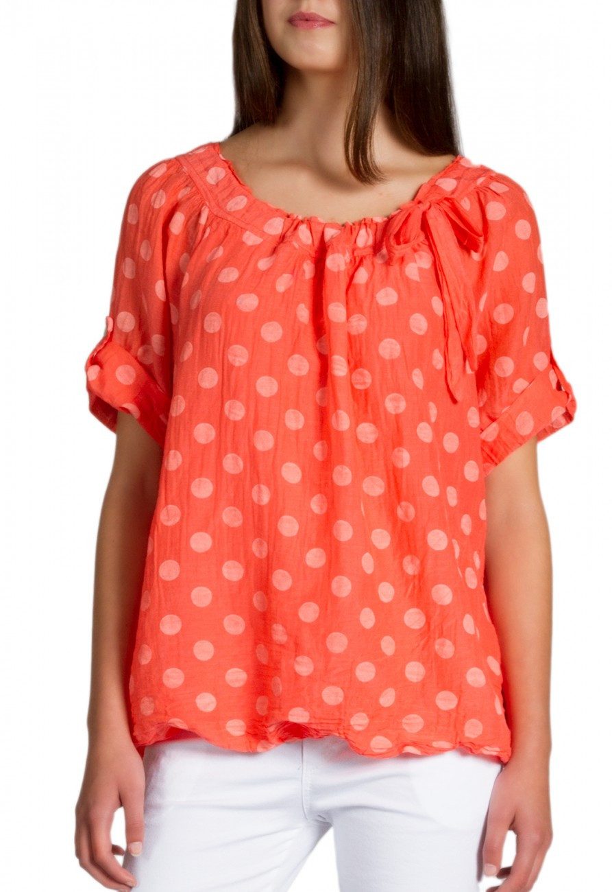 Caspar Shirtbluse BLU001 Damen leichte Sommerbluse günstig online kaufen