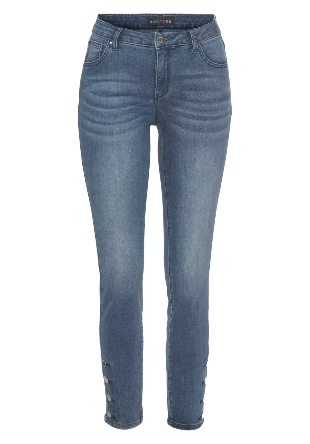 Melrose Skinny-fit-Jeans, mit Zierknöpfen günstig online kaufen