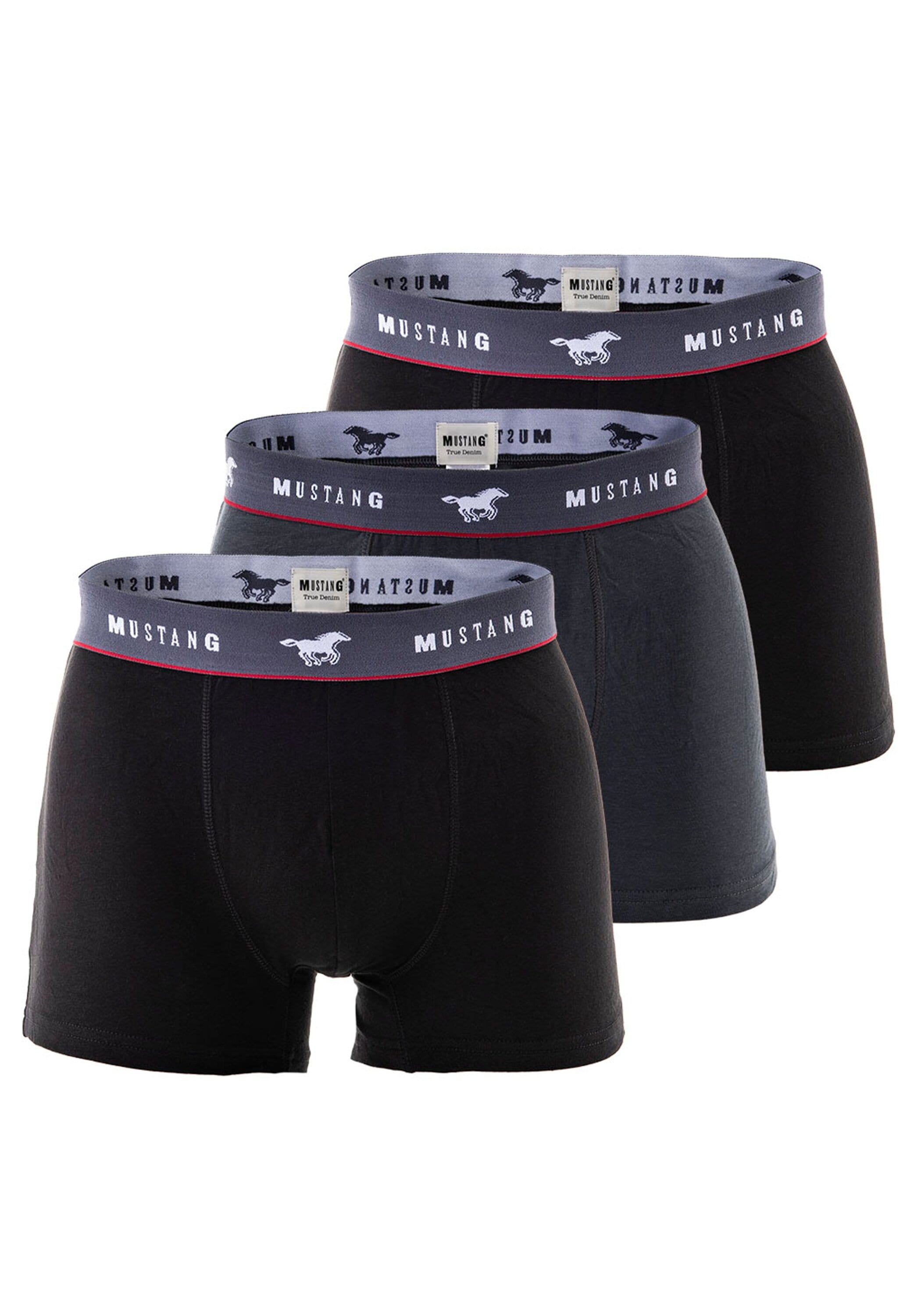 MUSTANG Boxershorts "Boxershort 3er Pack" günstig online kaufen