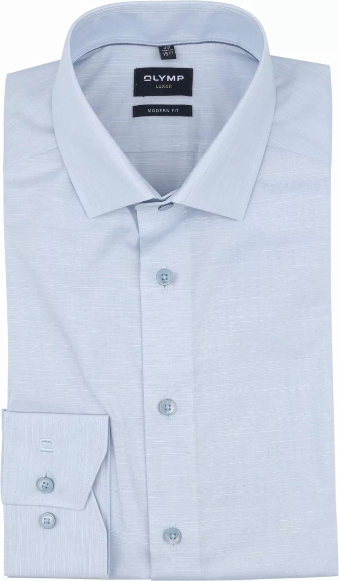 OLYMP Luxor Hemd Hellblau   - Größe 39 günstig online kaufen