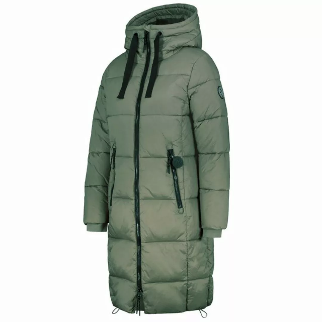 SUBLEVEL Steppjacke Damen Mantel mit Kapuze extra lange Winter Jacke Parka günstig online kaufen