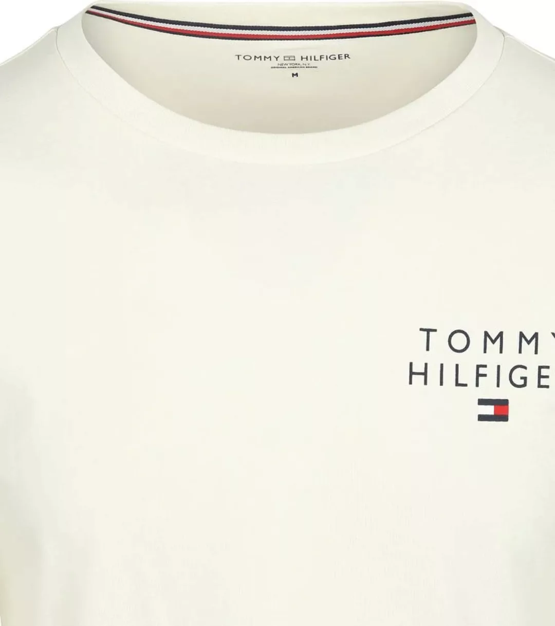 Tommy Hilfiger Pyjama Set Weiß Blau - Größe M günstig online kaufen