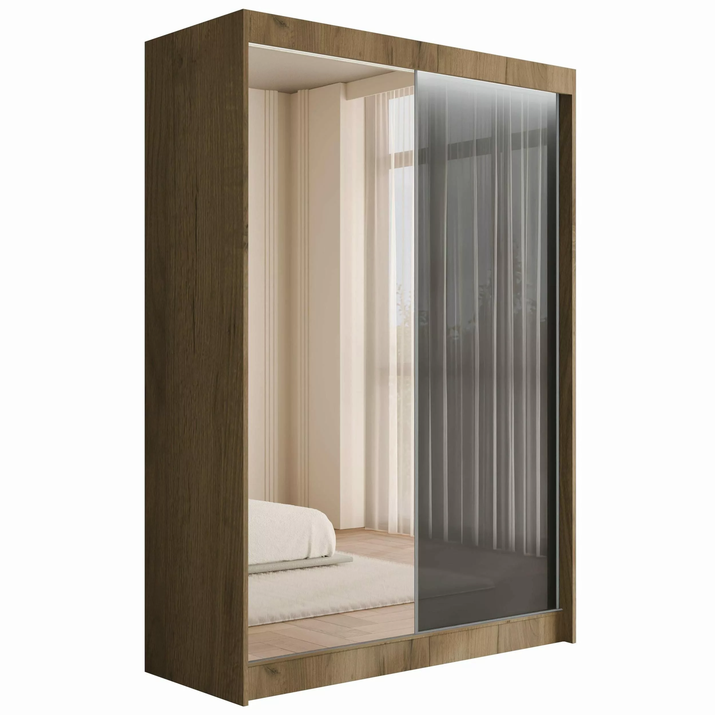 ALTDECOR Schiebetürenschrank VESLI (Kleiderschrank Garderobenschrank mit günstig online kaufen