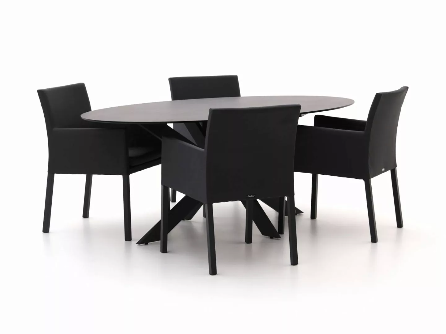 Manifesto Arzana/Furato ellips 200 cm Gartenmöbel-Set 5-teilig günstig online kaufen