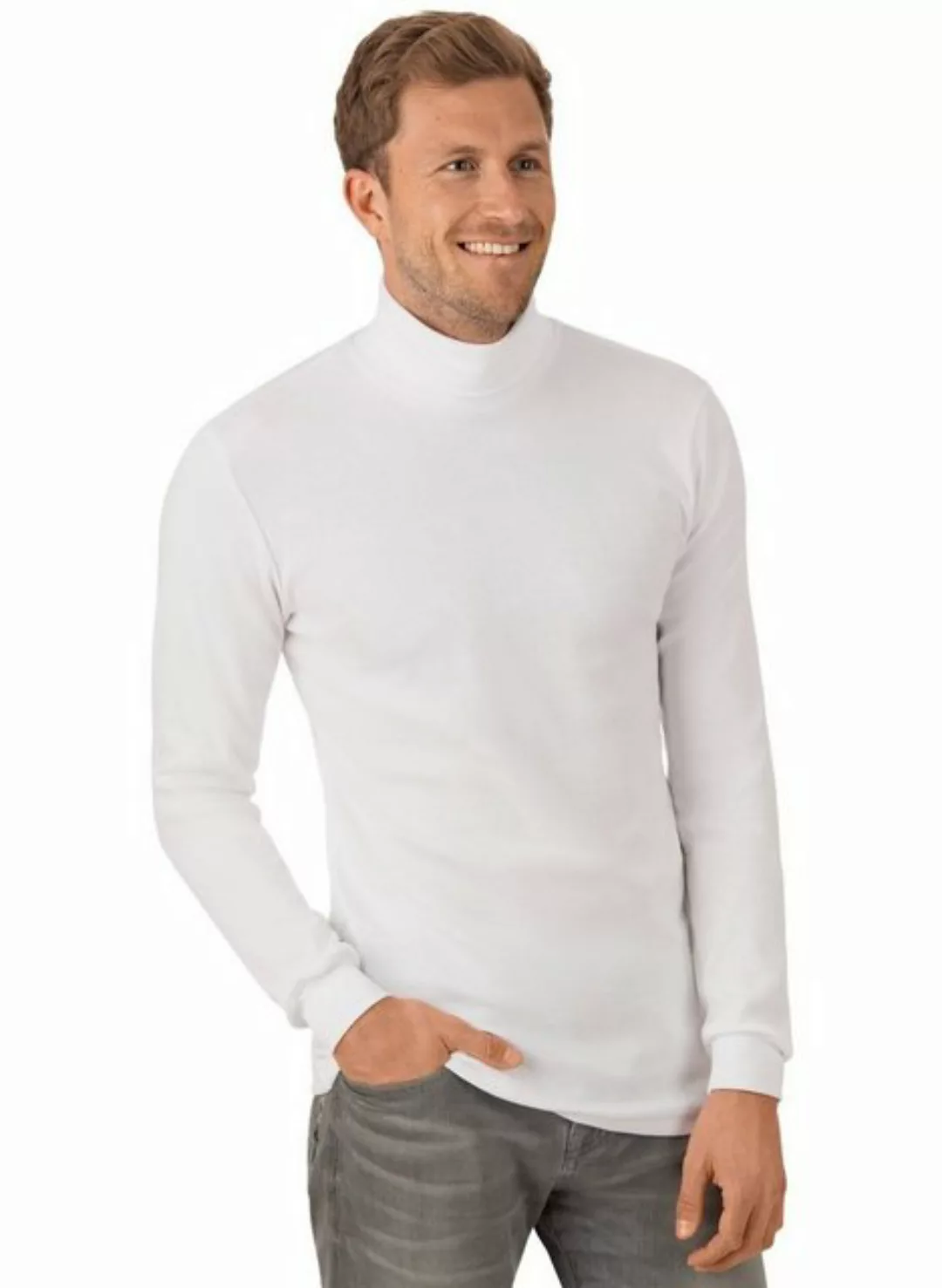 Trigema Rollkragenshirt TRIGEMA Langarm Ski- und Sport-Rollkragenpullover ( günstig online kaufen