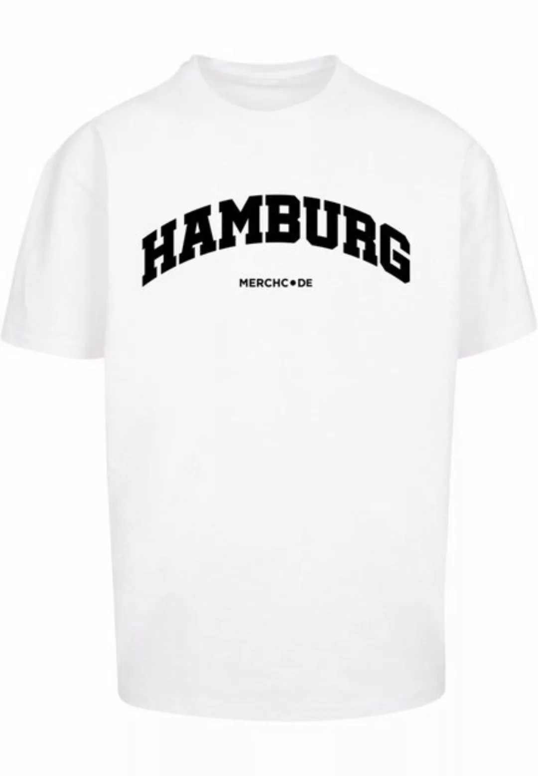 Merchcode T-Shirt Merchcode Herren Hamburg Wording - Heavy Oversize Tee (1- günstig online kaufen