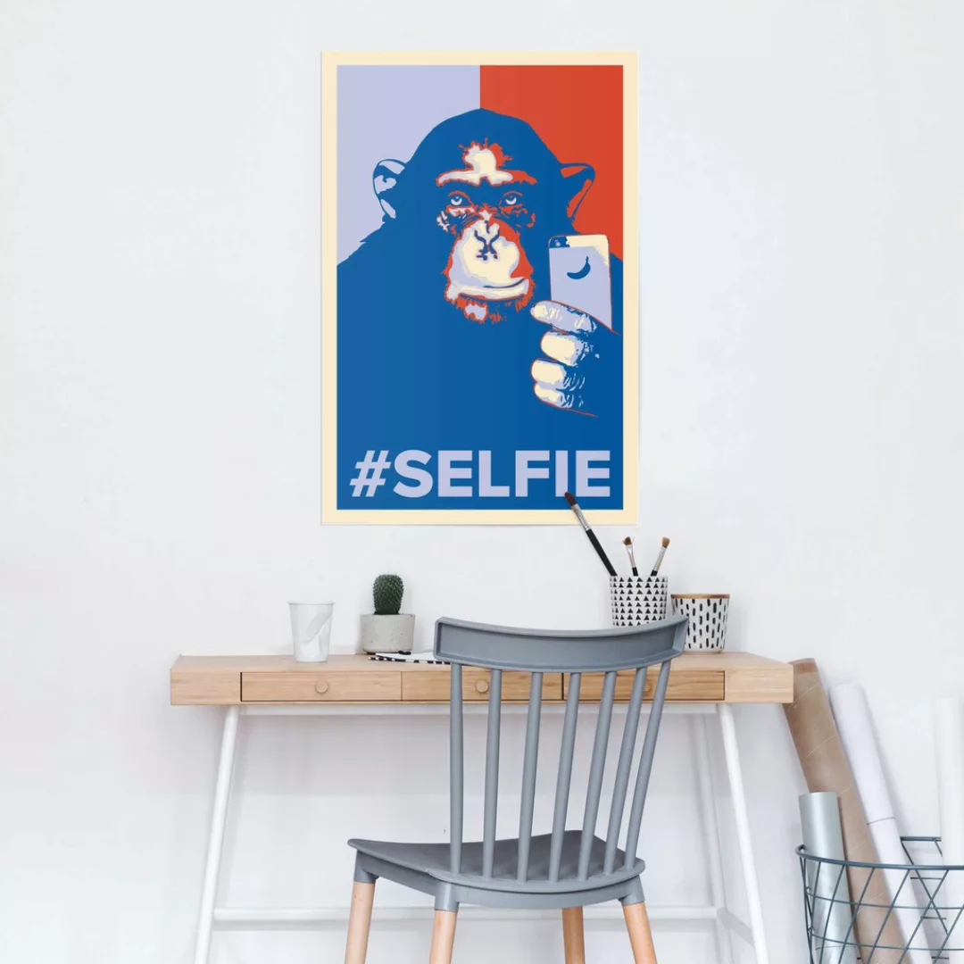 Reinders Poster "Selfie Affe", (1 St.) günstig online kaufen