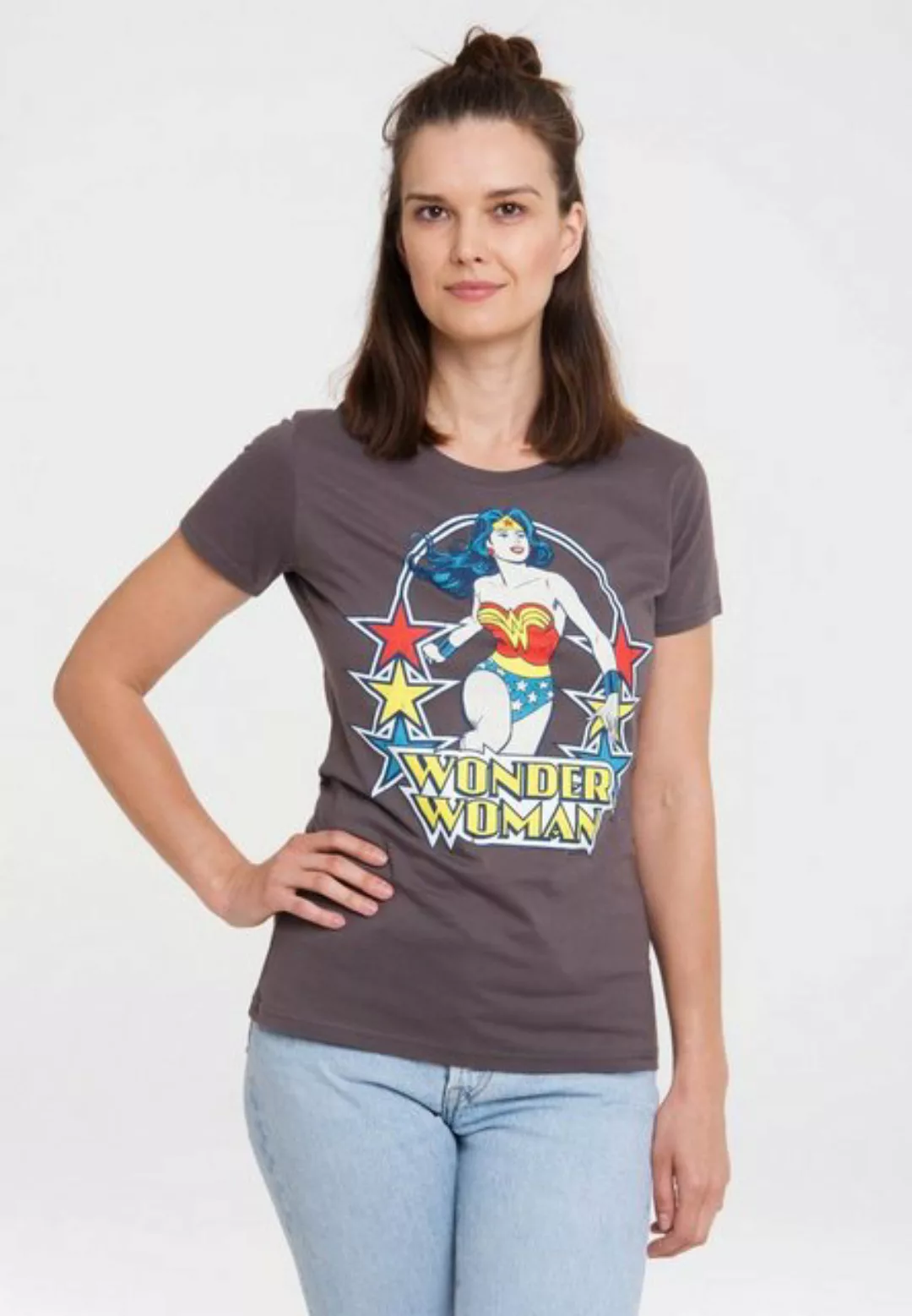 LOGOSHIRT T-Shirt Print DC Comics Wonder Woman Stars mit lizenziertem Print günstig online kaufen