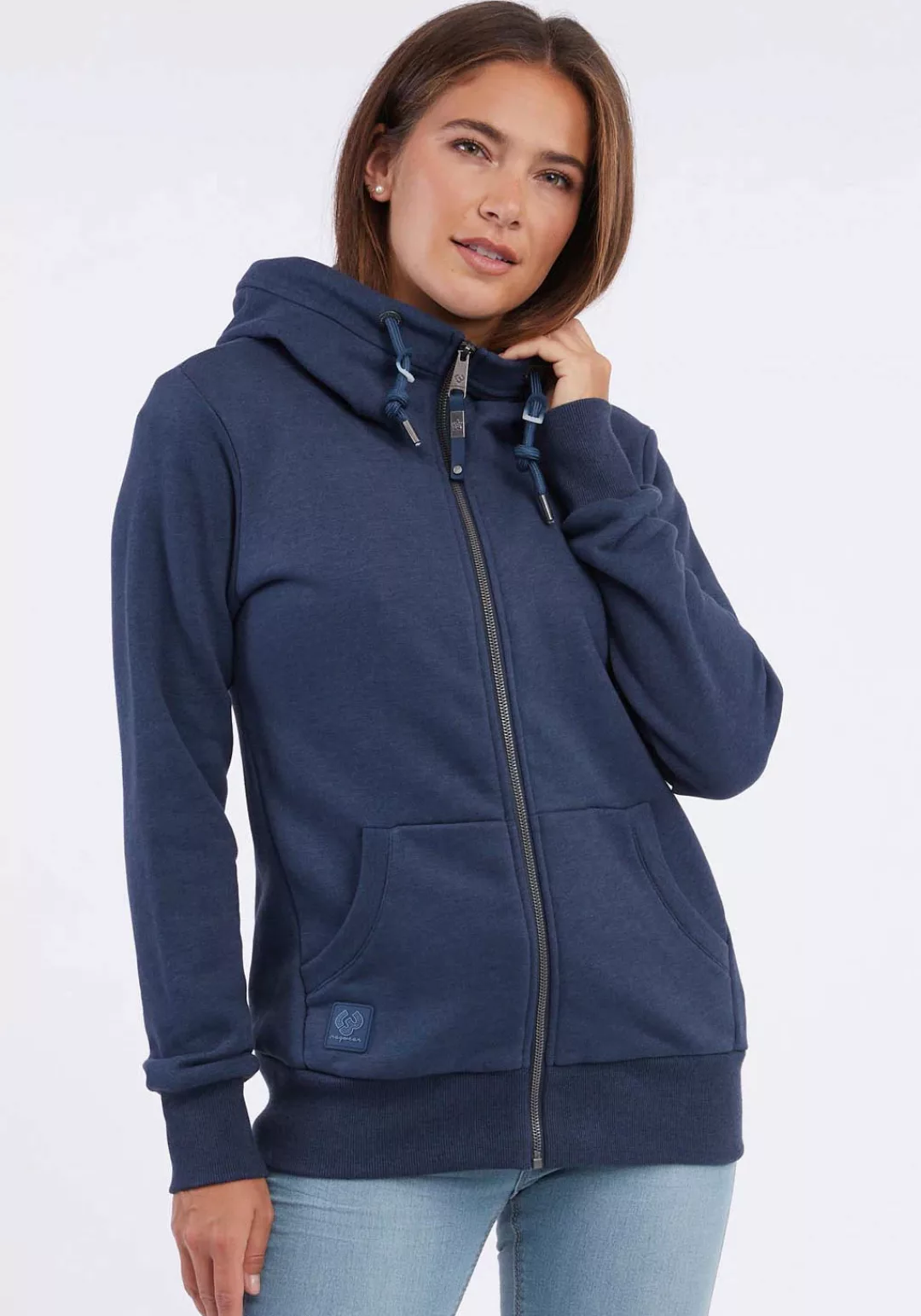Ragwear Sweatshirt NESKA ZIP COMFY CORE Nachhaltige & Vegane Mode Damen günstig online kaufen