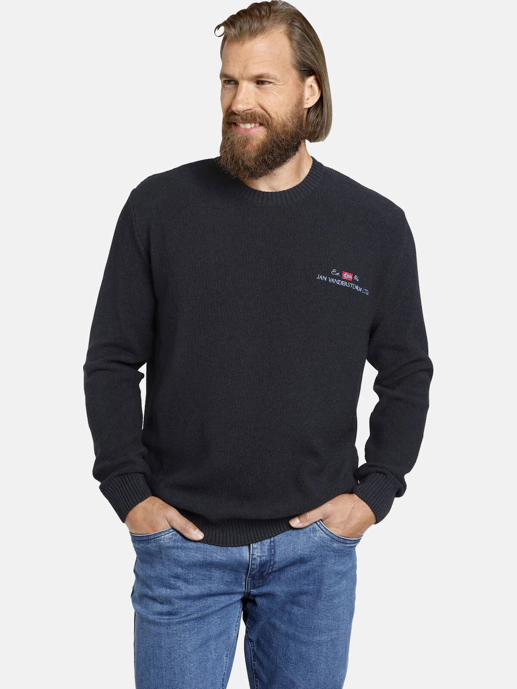 Jan Vanderstorm Strickpullover "Pullover ALBREKT" günstig online kaufen