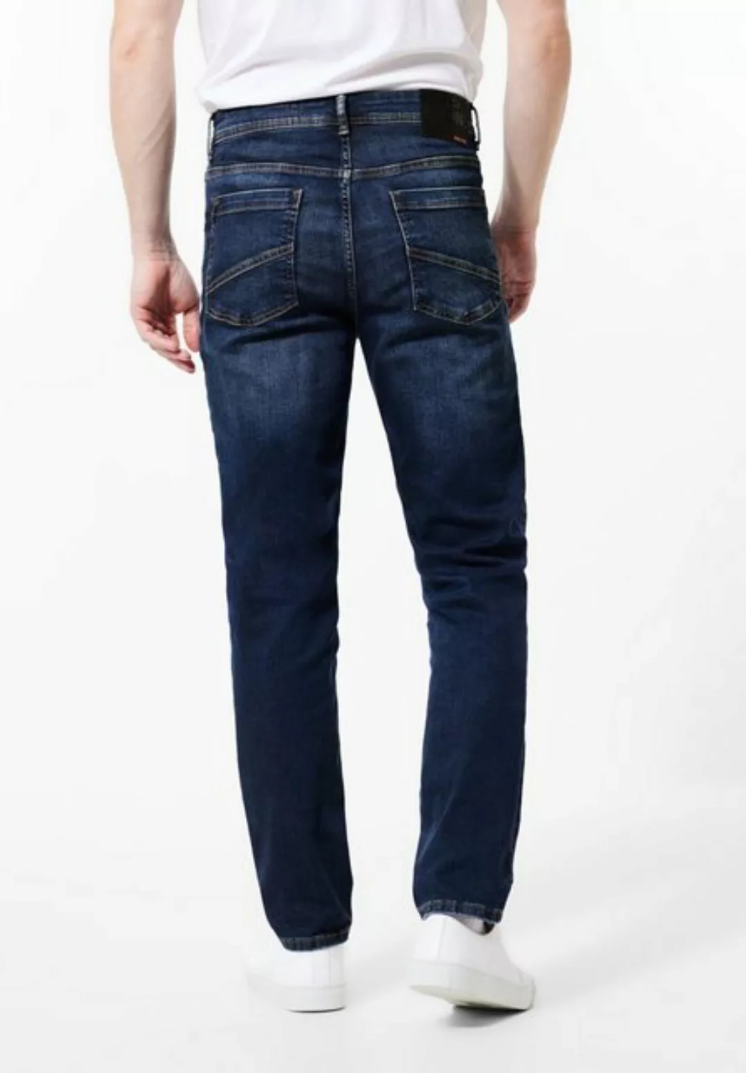 STREET ONE MEN Gerade Jeans, im Used Look günstig online kaufen