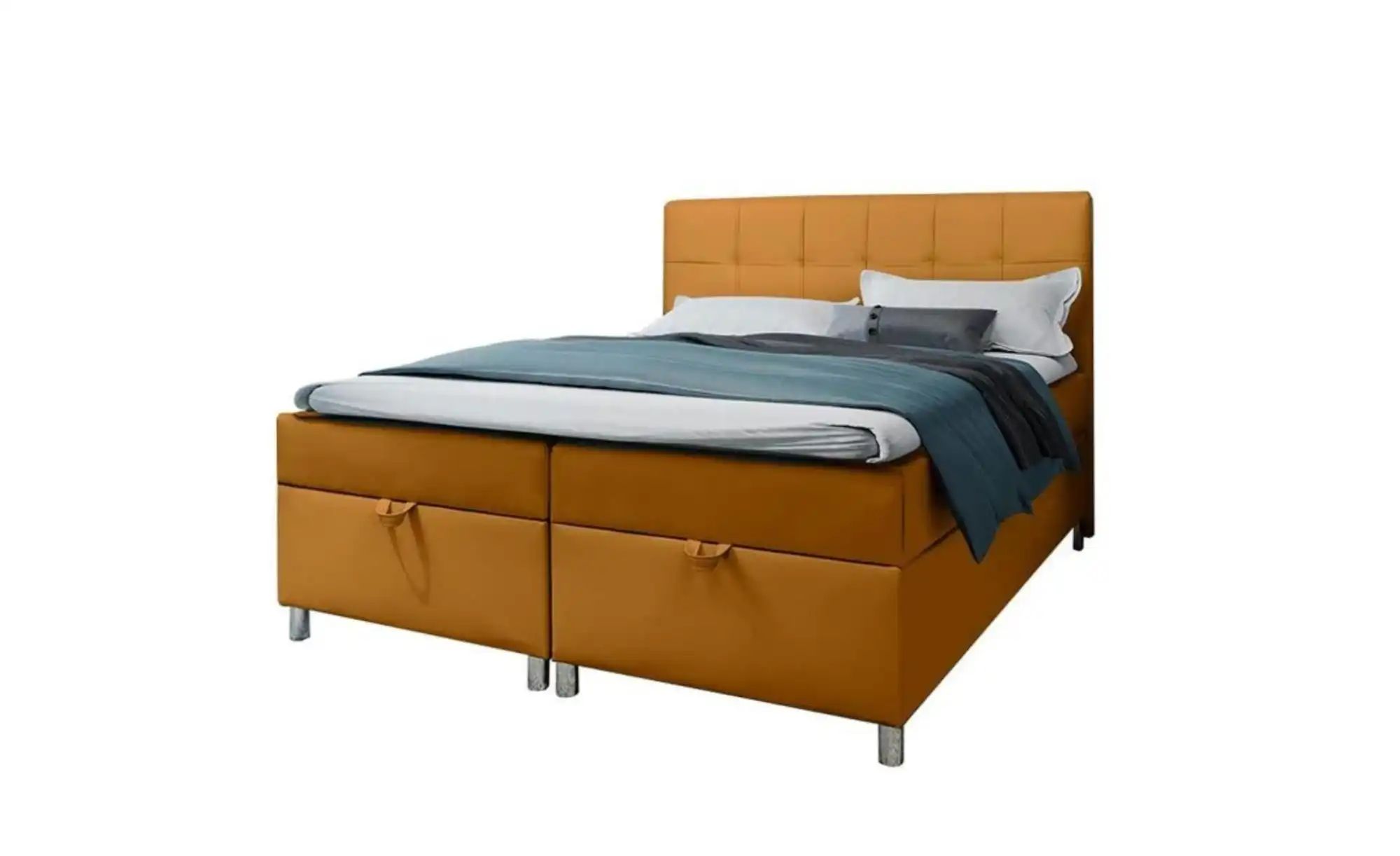 Boxbett mit Bettkasten Malabo ¦ gelb ¦ Maße (cm): B: 180 H: 110 Betten > Po günstig online kaufen