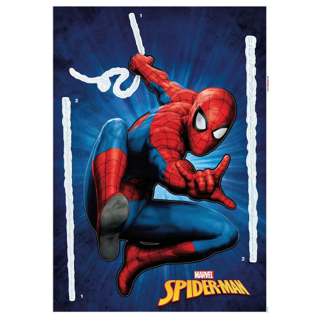 Komar Wandtattoo "Spider-Man - Größe 50 x 70 cm", (3 St.), selbstklebend, W günstig online kaufen