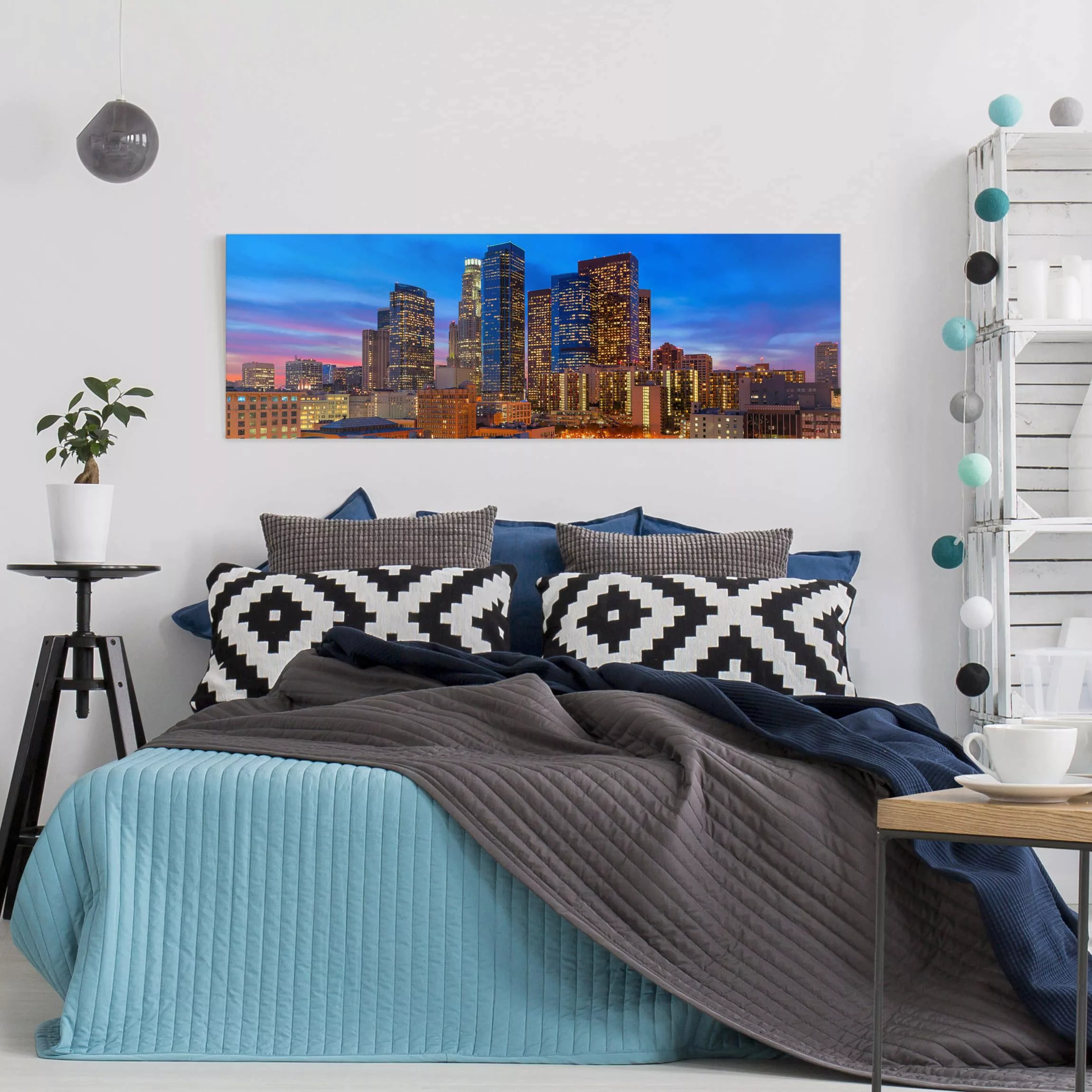 Leinwandbild - Panorama Downtown of Los Angeles günstig online kaufen