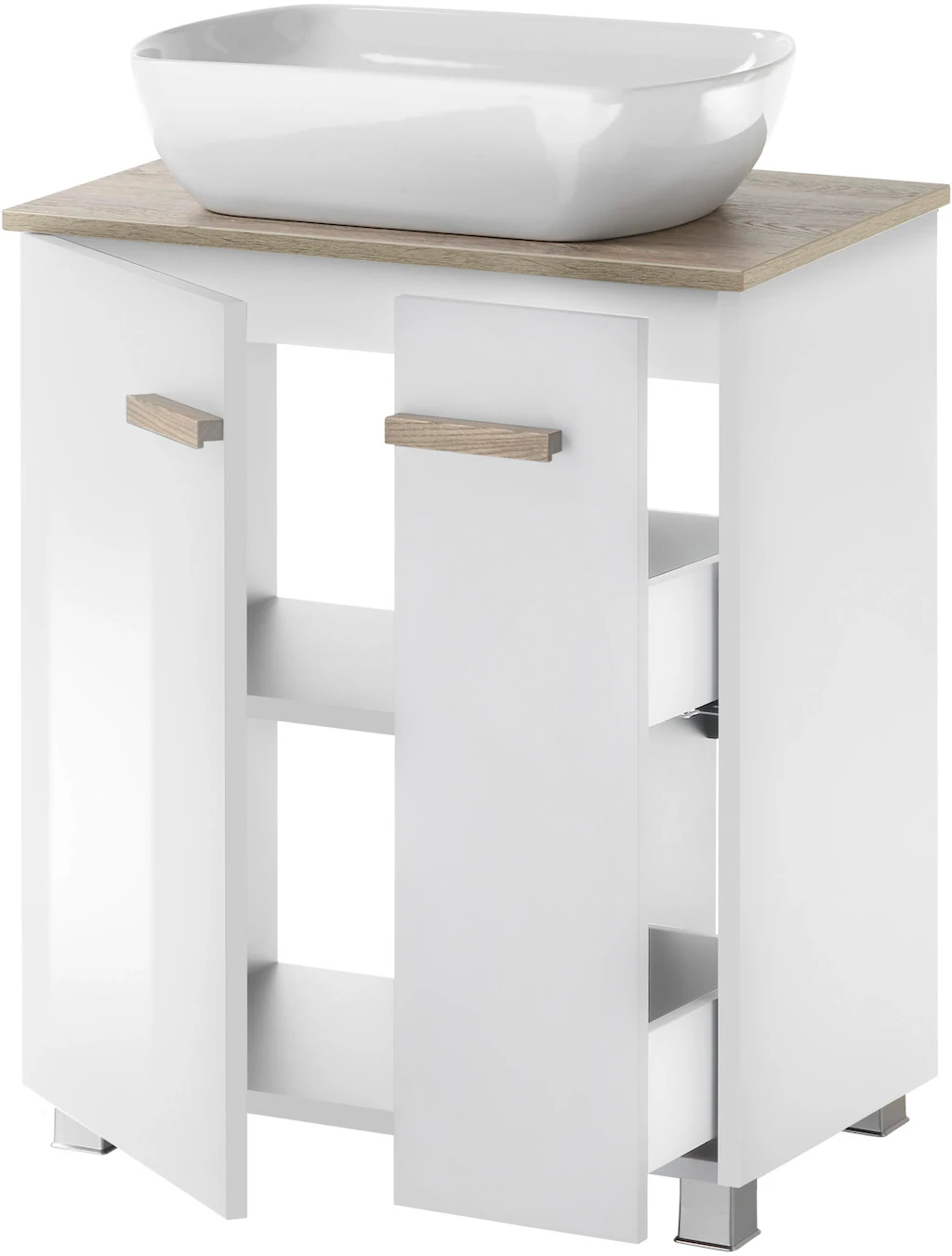 Places of Style Badmöbel-Set "SOLiD, Badmöbel-Set, Bad im modernen Design, günstig online kaufen