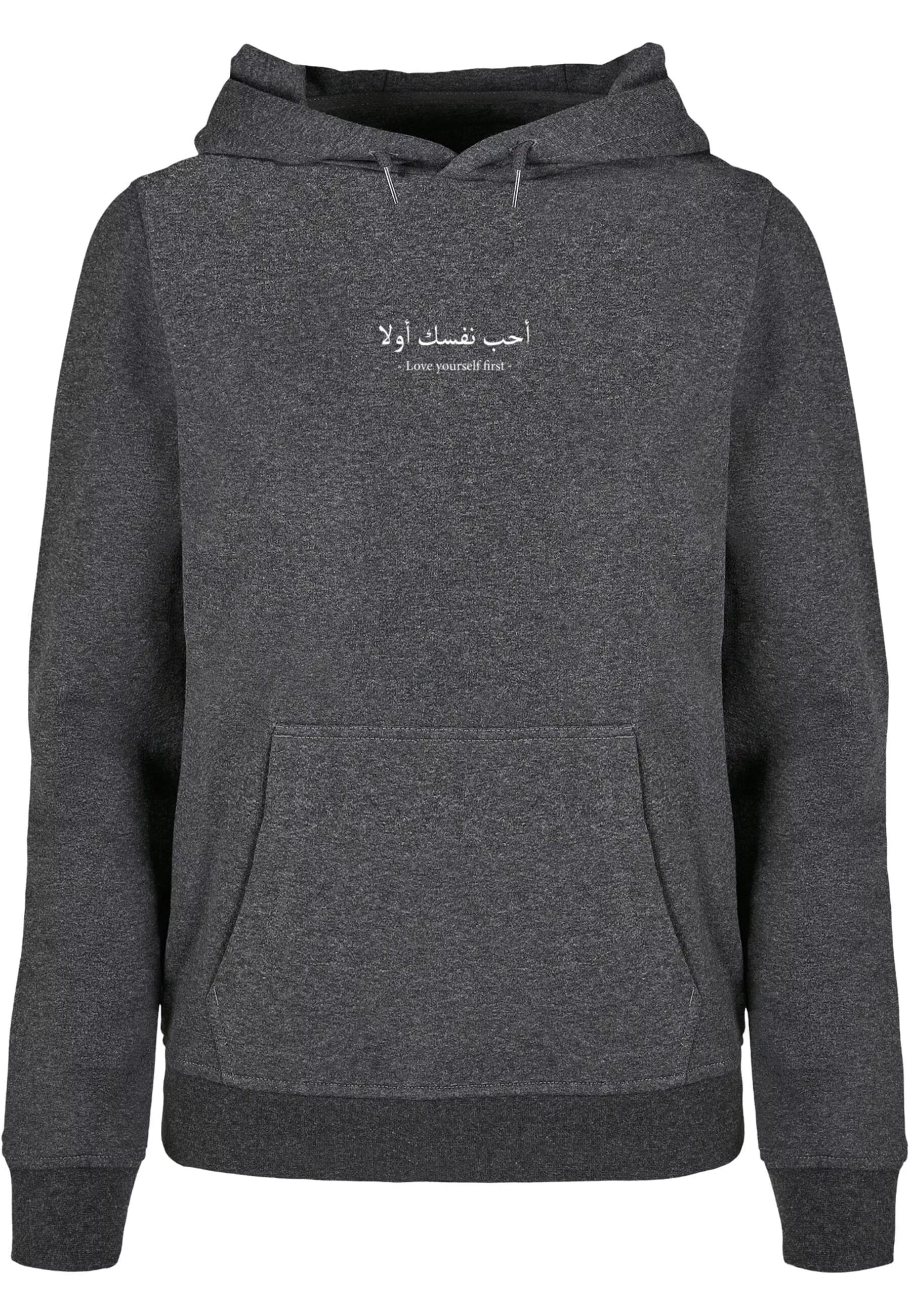 Merchcode Kapuzenpullover "Merchcode Damen Ladies Love Yourself First Basic günstig online kaufen