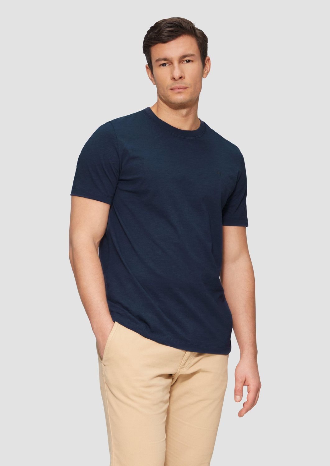 s.Oliver Kurzarmshirt T-Shirt mit Logo-Print Artwork günstig online kaufen