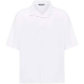 Dandalo  Hemdbluse Leon Oversize Lapel Collar Short Sleeve Shirt günstig online kaufen