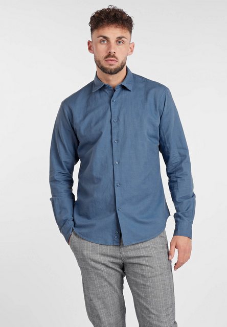 Lawrence Grey Leinenhemd Langarmhemd - Casual Fit günstig online kaufen