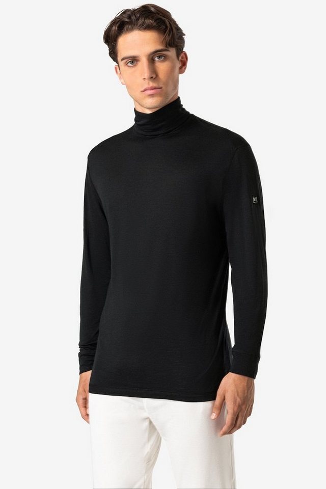 SUPER.NATURAL Langarmshirt Merino Longsleeve M SKIING ROLL NECK funktionell günstig online kaufen