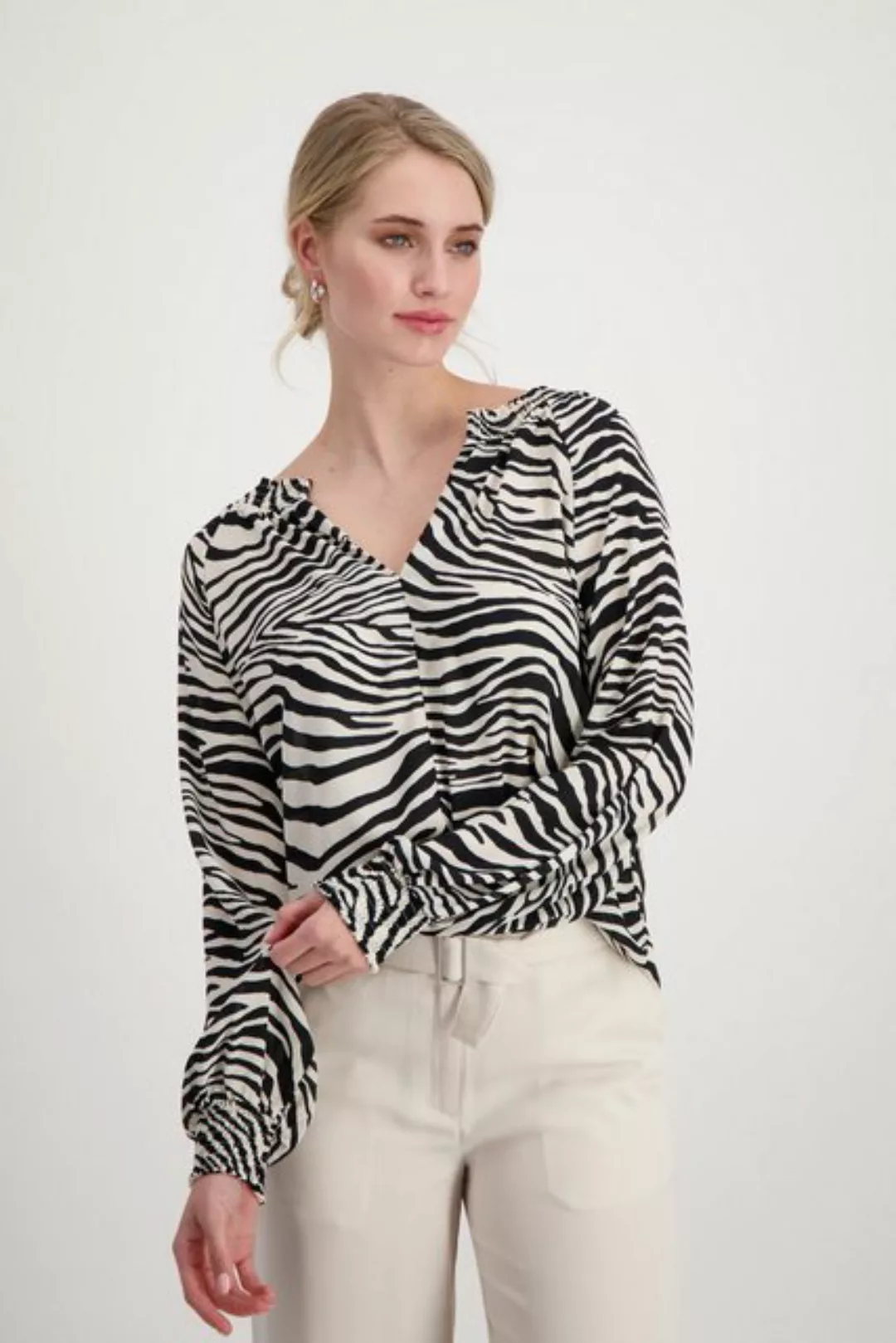 Monari Druckbluse Bluse, marmor gemustert günstig online kaufen