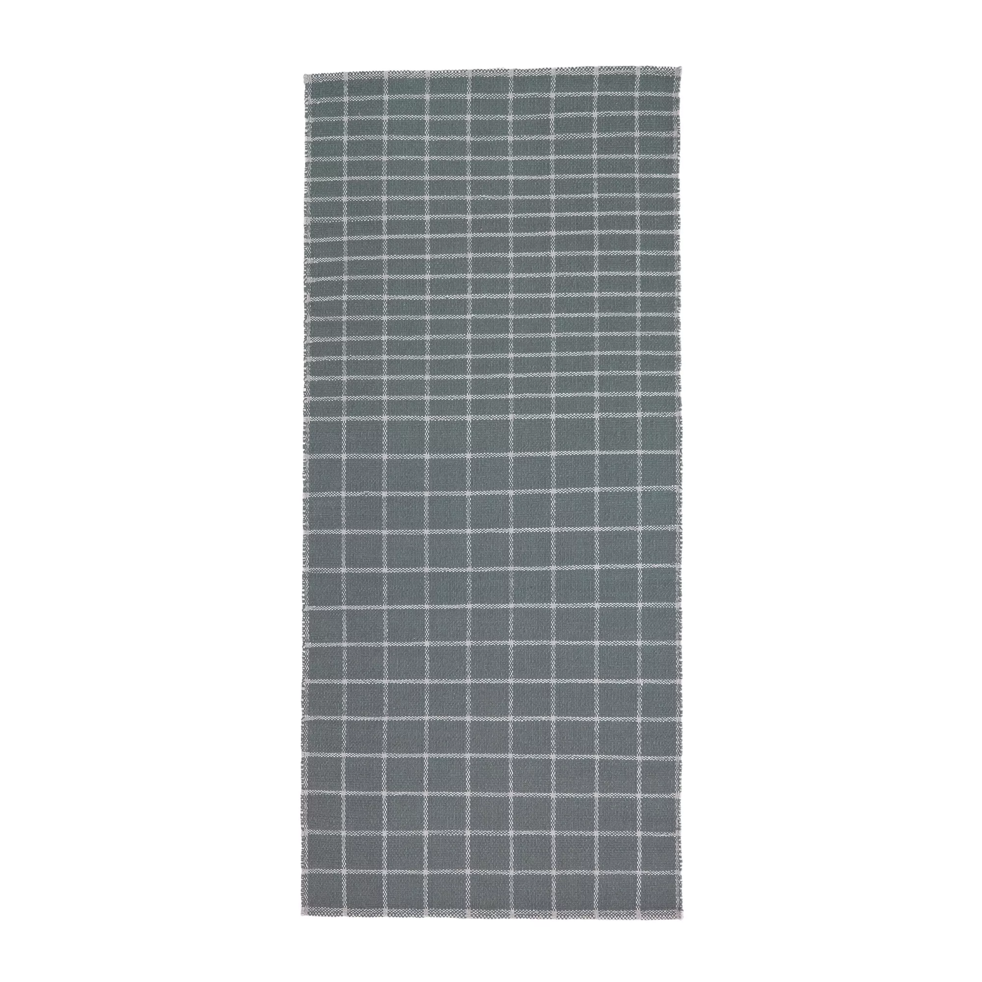 Nanimarquina - Tiles 2 Teppichläufer 80x160cm - dunkelgrau/handgewebt/Ausfü günstig online kaufen