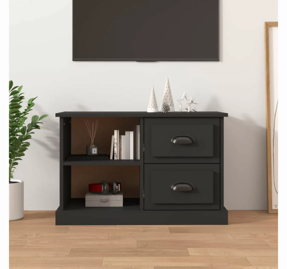 vidaXL TV-Schrank TV-Schrank Schwarz 73x35,5x47,5 cm Spanplatte günstig online kaufen