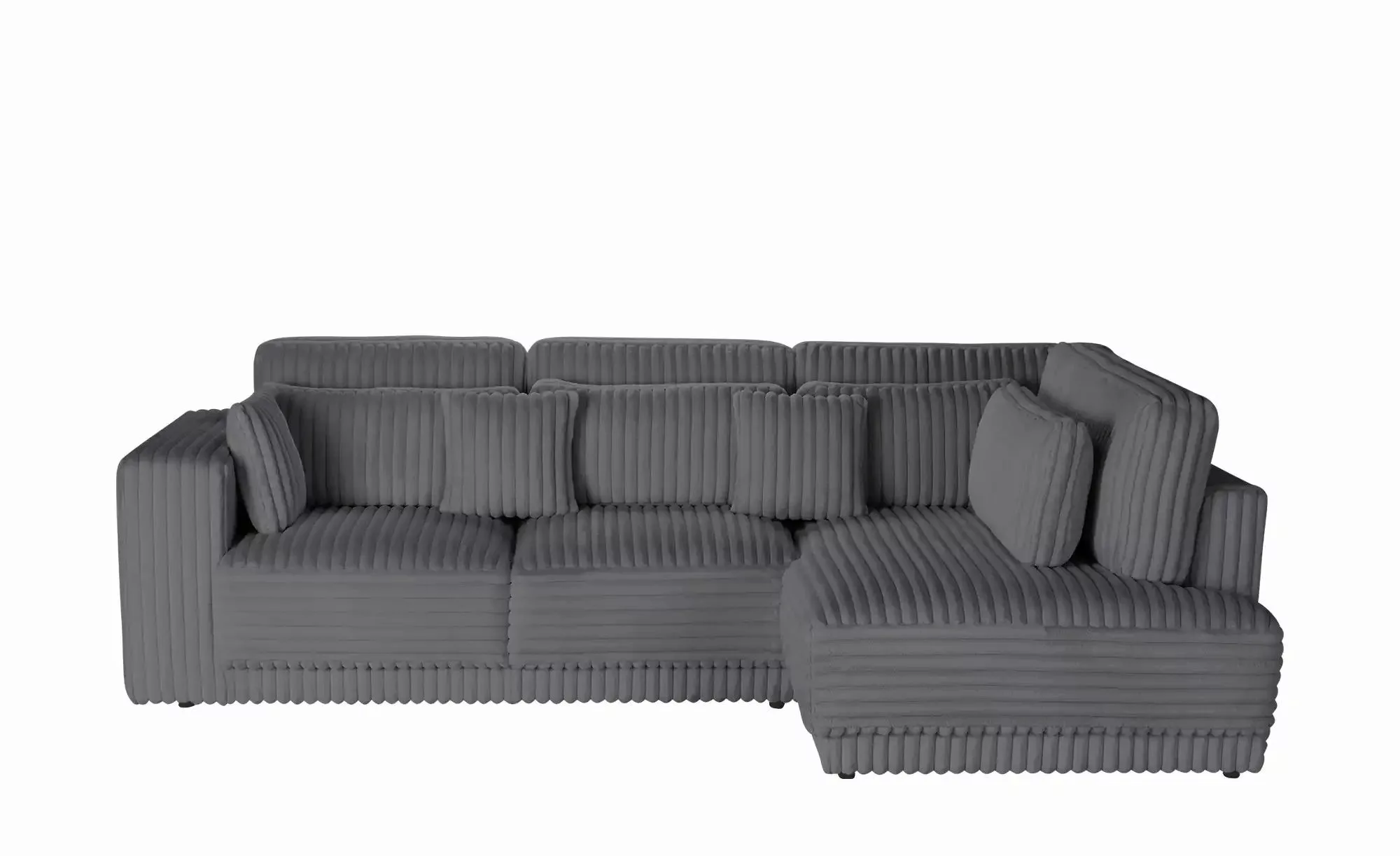 switch Ecksofa  in modernem Breitcord Torrino  ¦ grau ¦ Maße (cm): B: 300 H günstig online kaufen