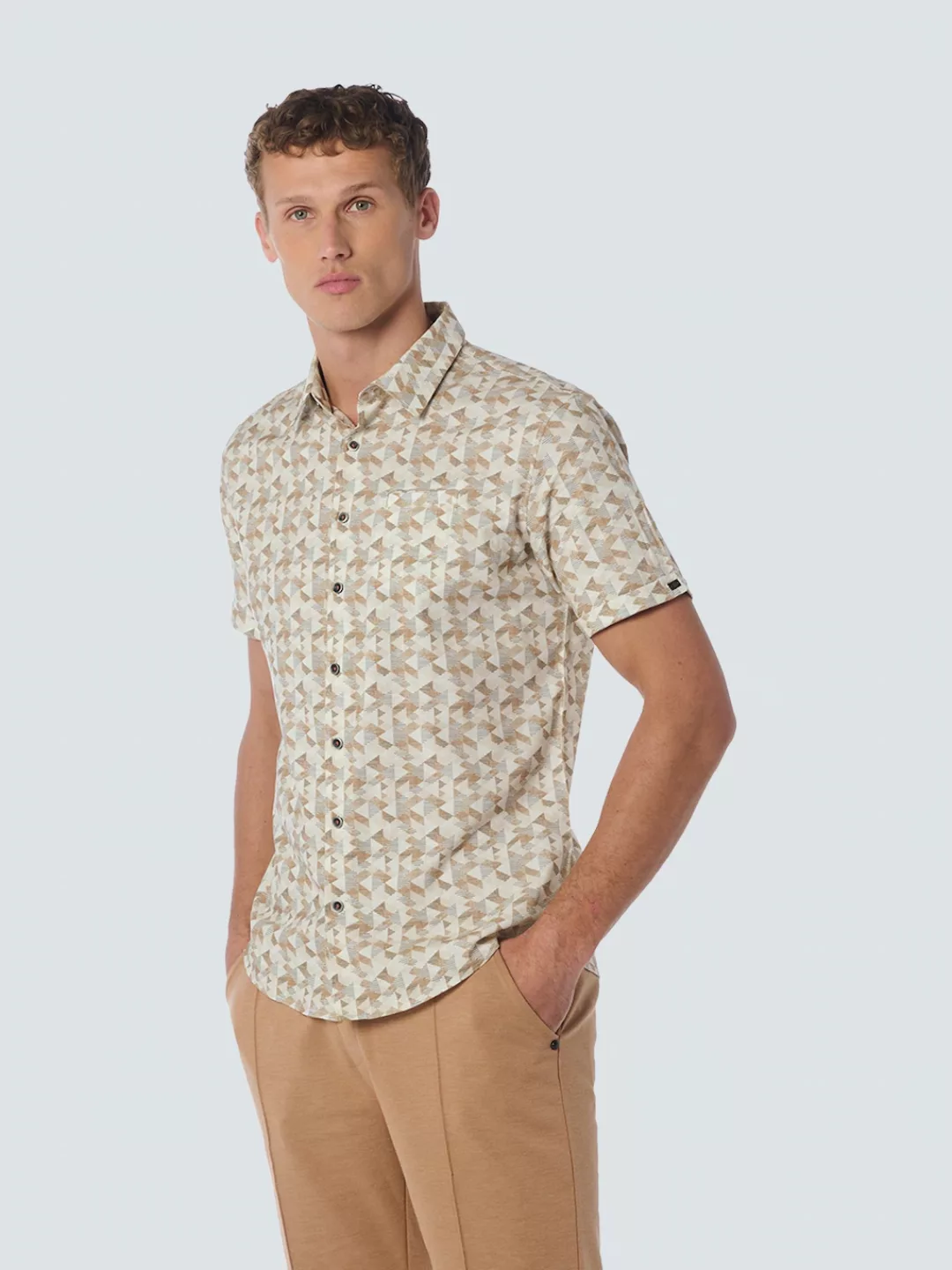 NO EXCESS T-Shirt Shirt Short Sleeve Allover Printed günstig online kaufen