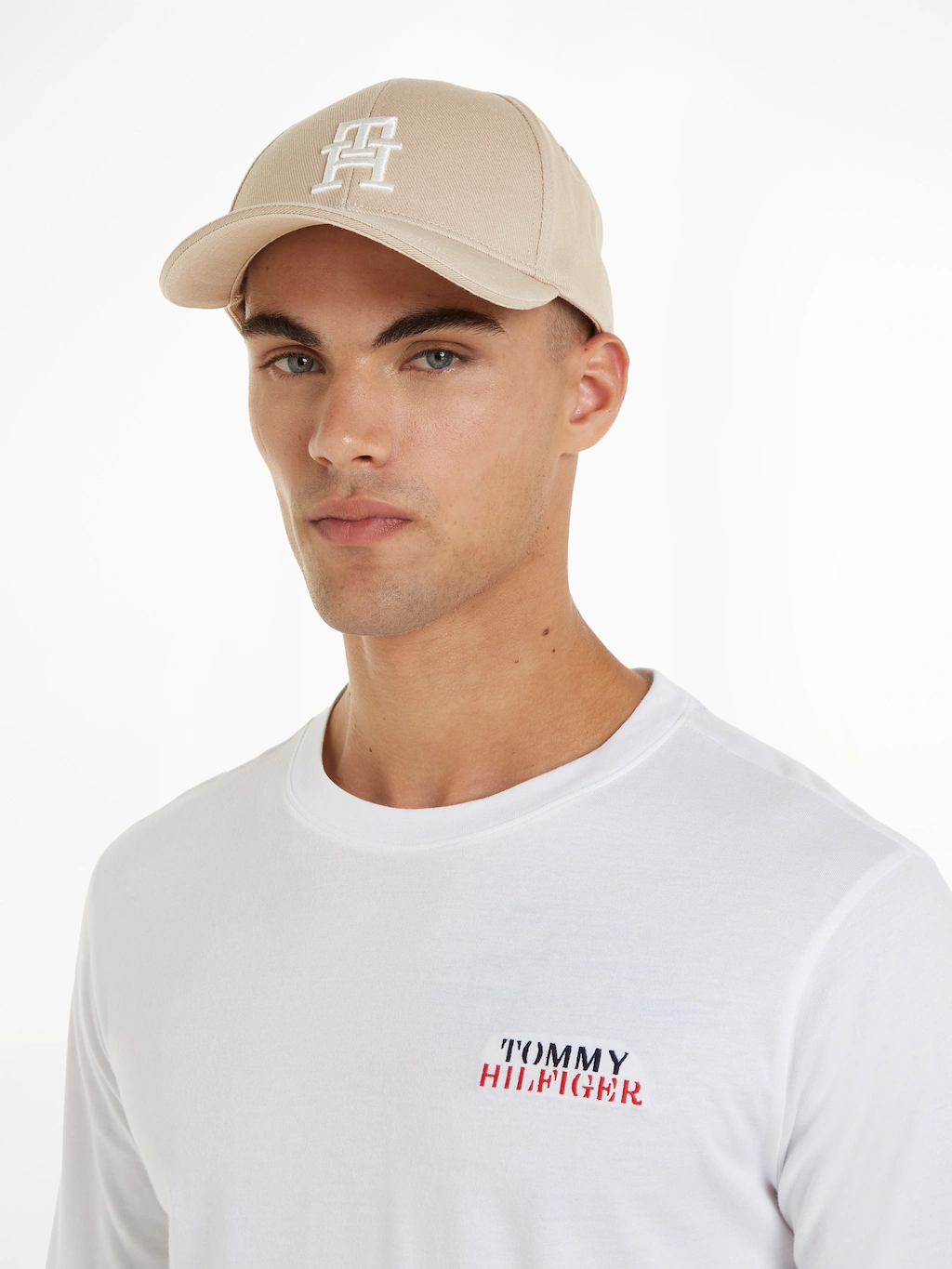 Tommy Hilfiger Baseball Cap "TH IMD COTTON 6 PANEL CAP", mit Logostickerei günstig online kaufen