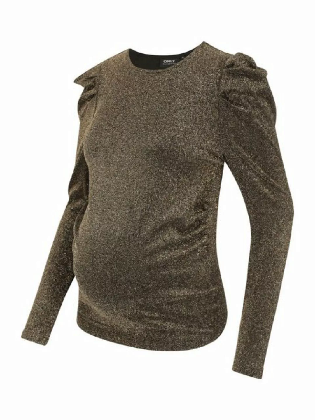 ONLY MATERNITY Langarmshirt NEW RICH (1-tlg) Drapiert/gerafft günstig online kaufen