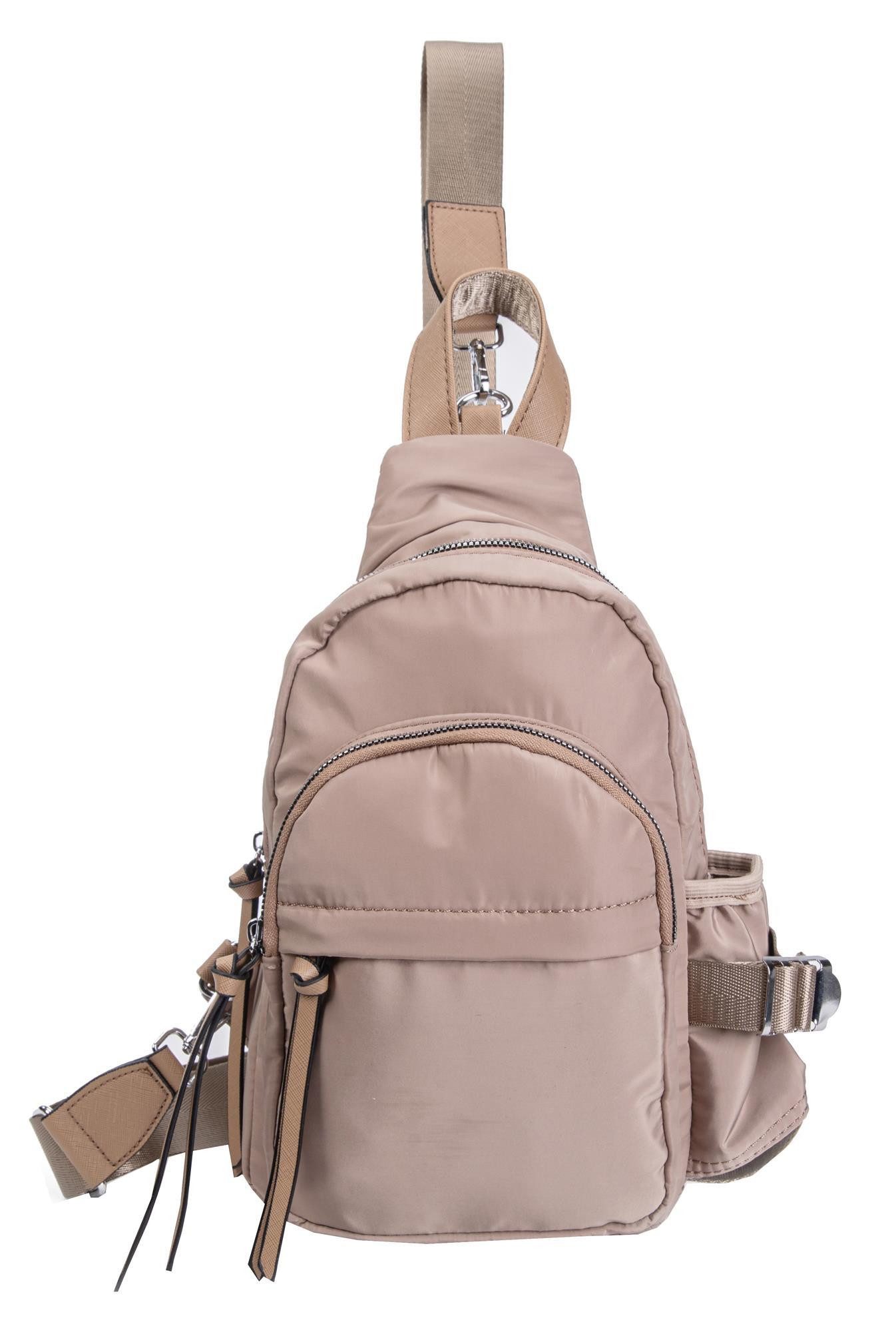 ITALYSHOP24 Schultertasche Damen Crossbody Sling-Tasche Brusttasche günstig online kaufen