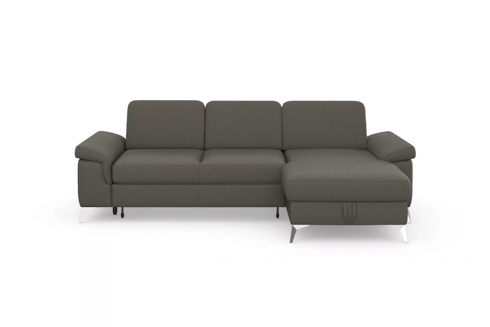 sit&more Ecksofa »Padua L-Form«, inklusive Sitztiefenverstellung, Armteilfu günstig online kaufen